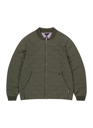 OG 웨이브 퀼팅 라이트 패딩 자켓-카키