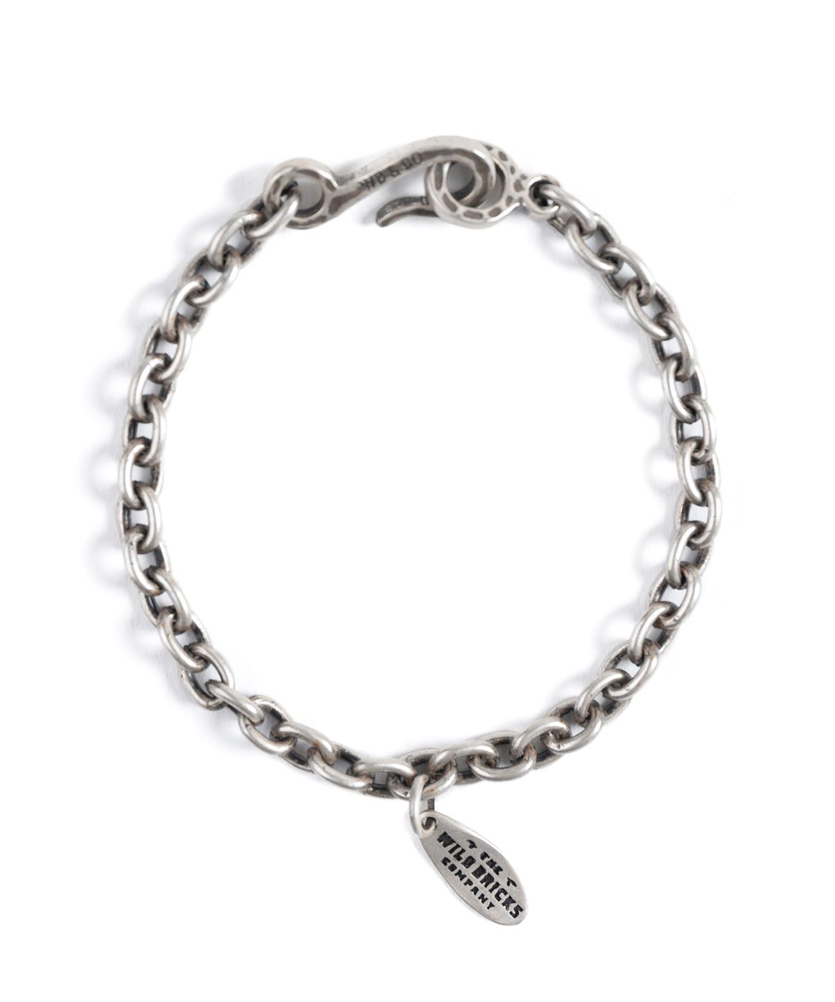 와일드 브릭스(WILD BRICKS) TH LINK CHAIN BRACELET (silver)