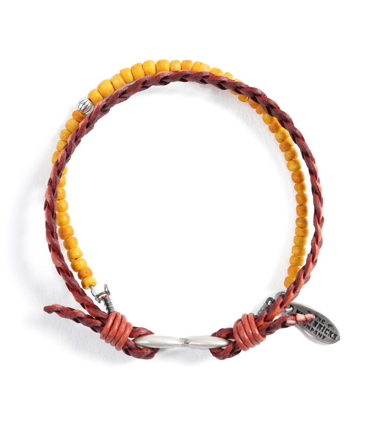 와일드 브릭스(WILD BRICKS) LC DUAL BRACELET (red&yellow)