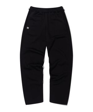 컷아웃 스웻 팬츠 [블랙]