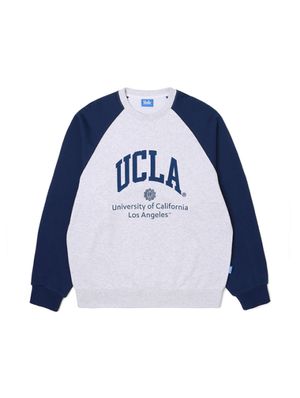 남여공용 배색 블러킹 나그랑 티셔츠[L-M-GREY](UA2LT85_12)