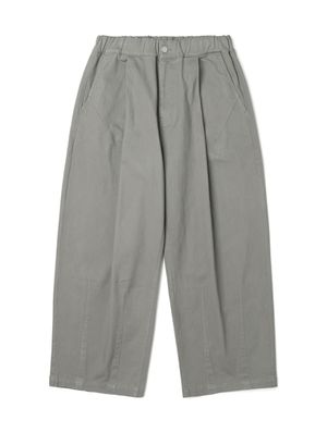 남여공용 면 트윌 풀밴딩 벌룬 팬츠[LT-KHAKI](UA3LP01_62)