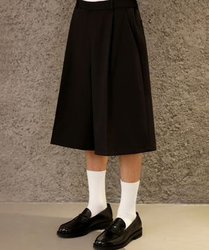 슈퍼 와이드 버뮤다 팬츠[블랙]