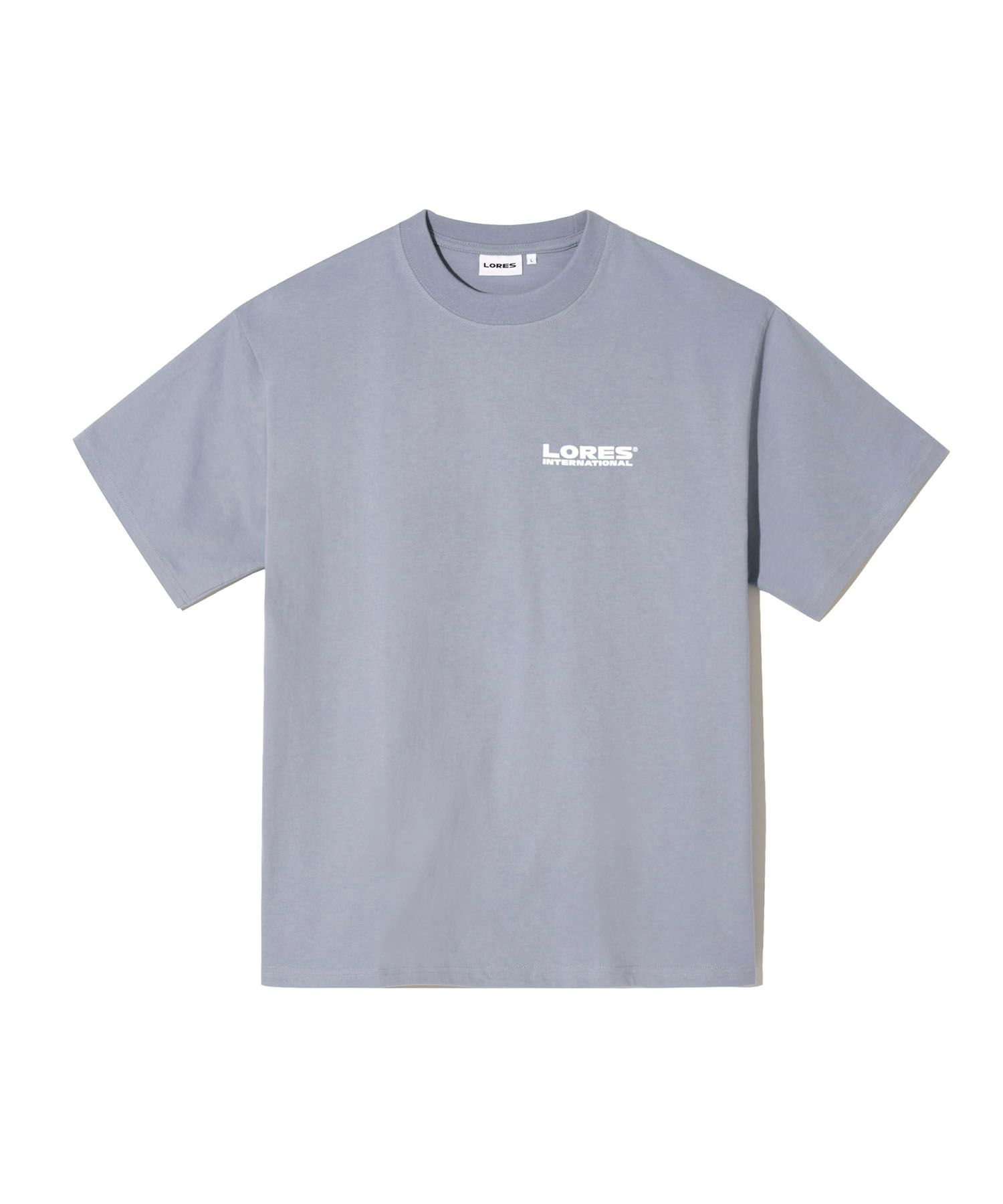 MUSINSA | LORES Type Logo Tee - Slate