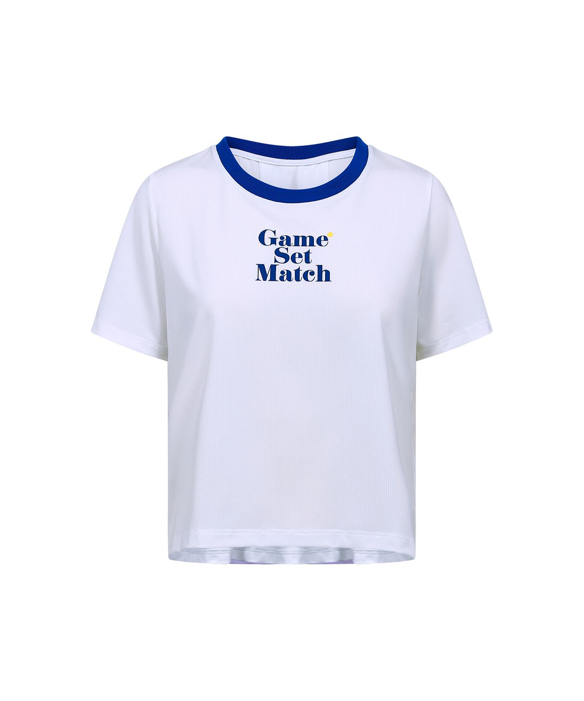 게임 셋 매치(GAME SET MATCH) 게임셋매치 퍼포먼스 드라이핏 티셔츠 [화이트]