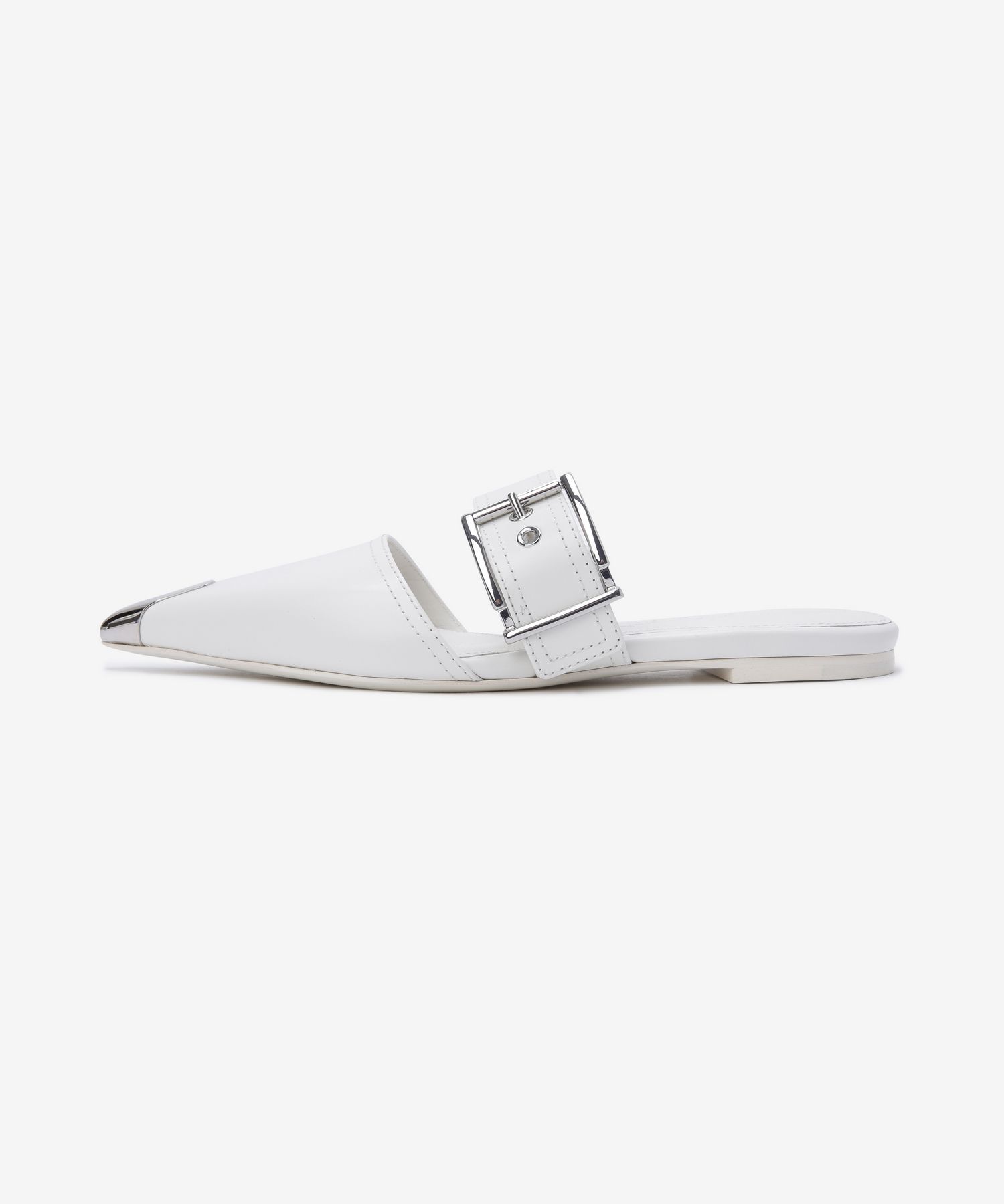 ★Alexander McQUEEN★ Formal Punk Mule White 733188WHSWD9359 MUSINSA | ALEXANDER McQUEEN Formal Punk Mule - White