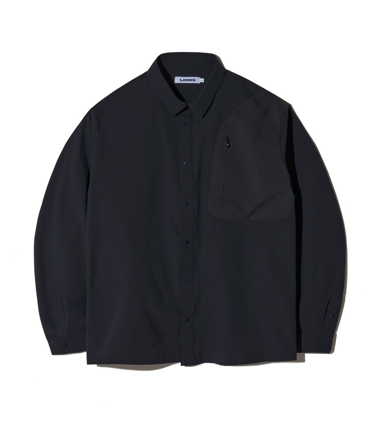 로어즈(LORES) Lightweight Pocket Shirt - Charcoal