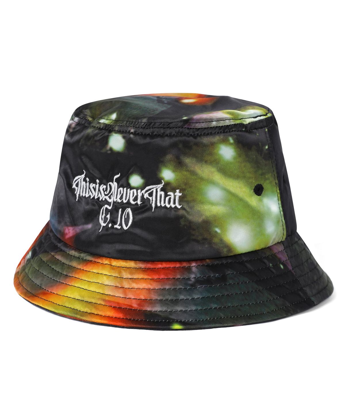 디스이즈네버댓(THISISNEVERTHAT) Flame Satin Bucket Hat Black