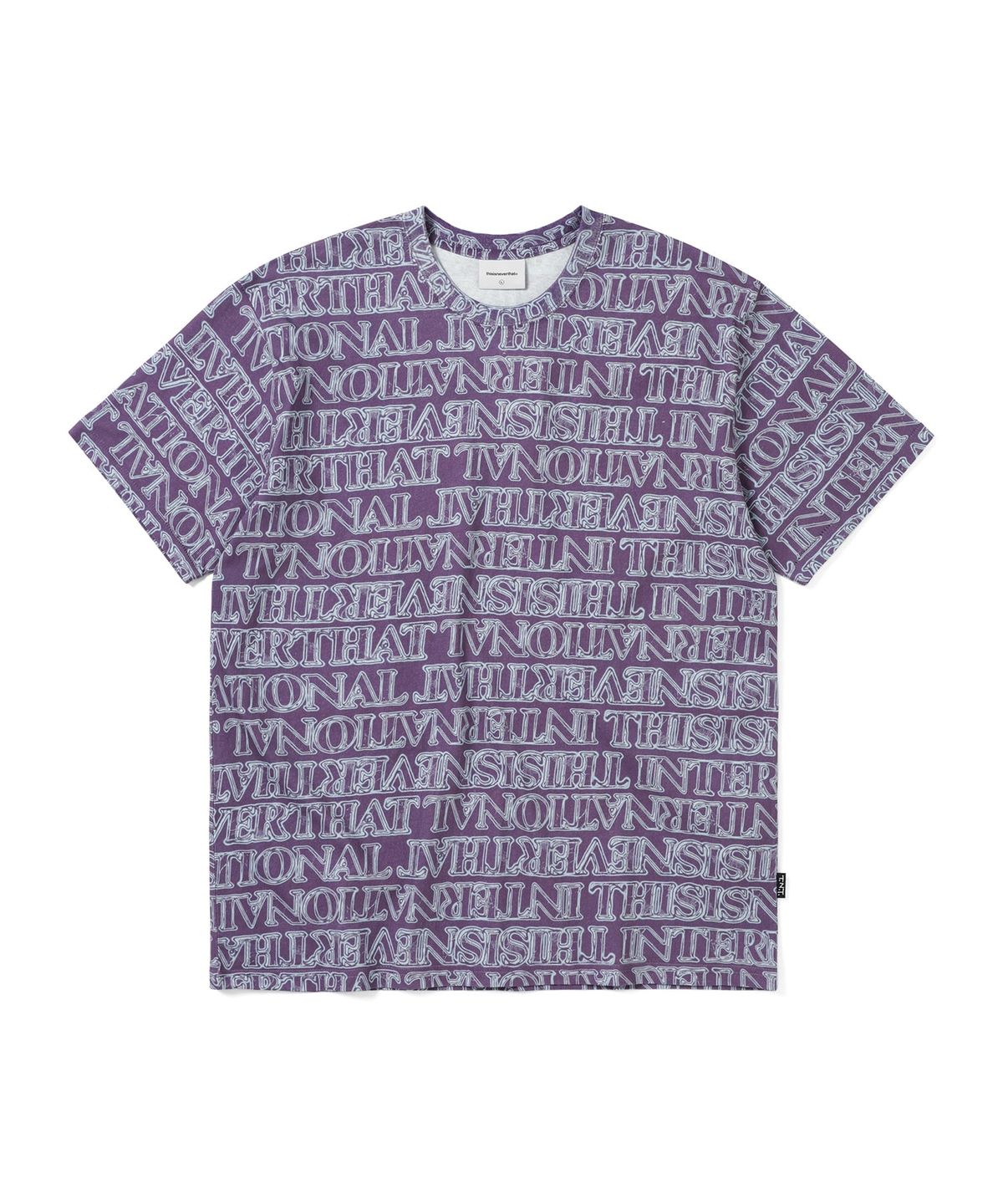 디스이즈네버댓(THISISNEVERTHAT) Glass Logo Tee Fuchsia