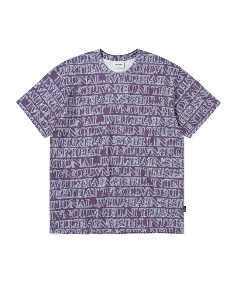 Glass Logo Tee Fuchsia