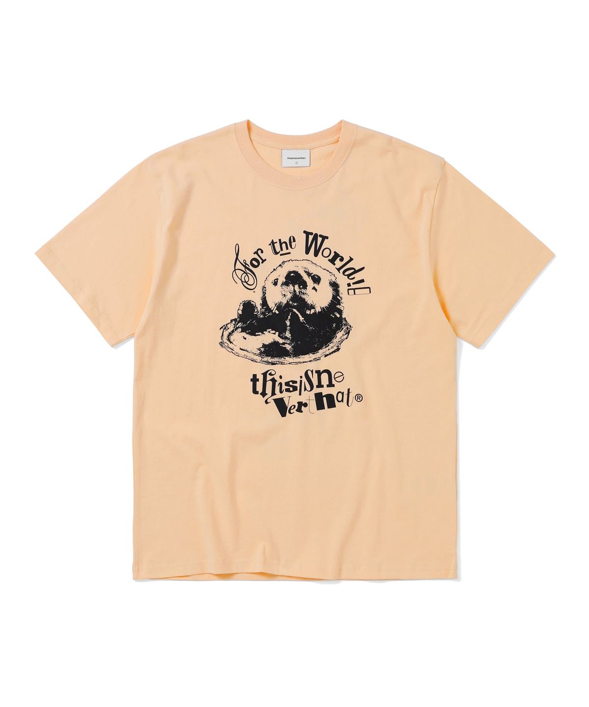 디스이즈네버댓(THISISNEVERTHAT) Otter Tee Apricot