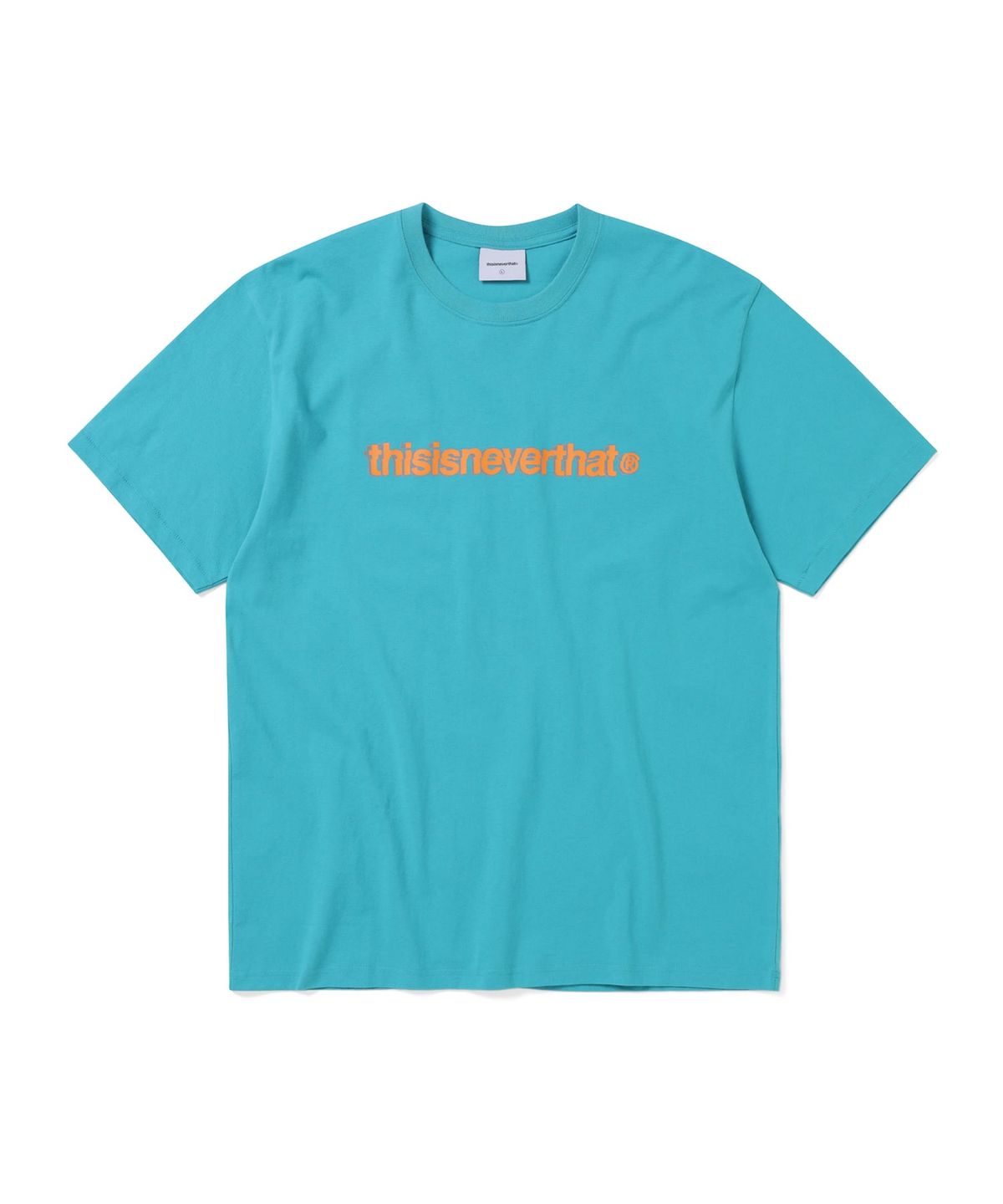 디스이즈네버댓(THISISNEVERTHAT) Cracked T-Logo Tee Teal