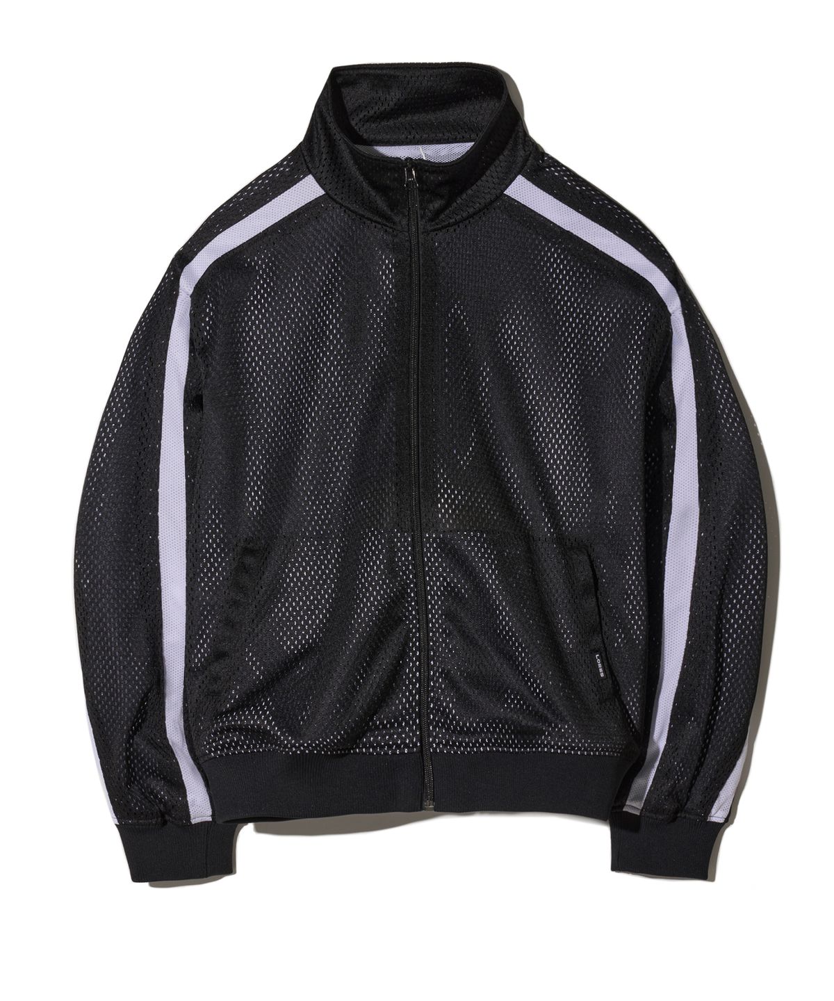로어즈(LORES) Layered Mesh Track Jacket - Black