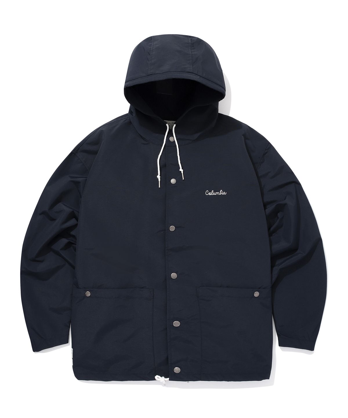 컬럼비아 유니버시티(COLUMBIA UNIVERSITY) CLASSIC LOGO NYLON HOODIE JACKET 크라운네이비