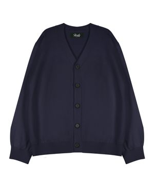 소프트 브이넥 가디건 [네이비]