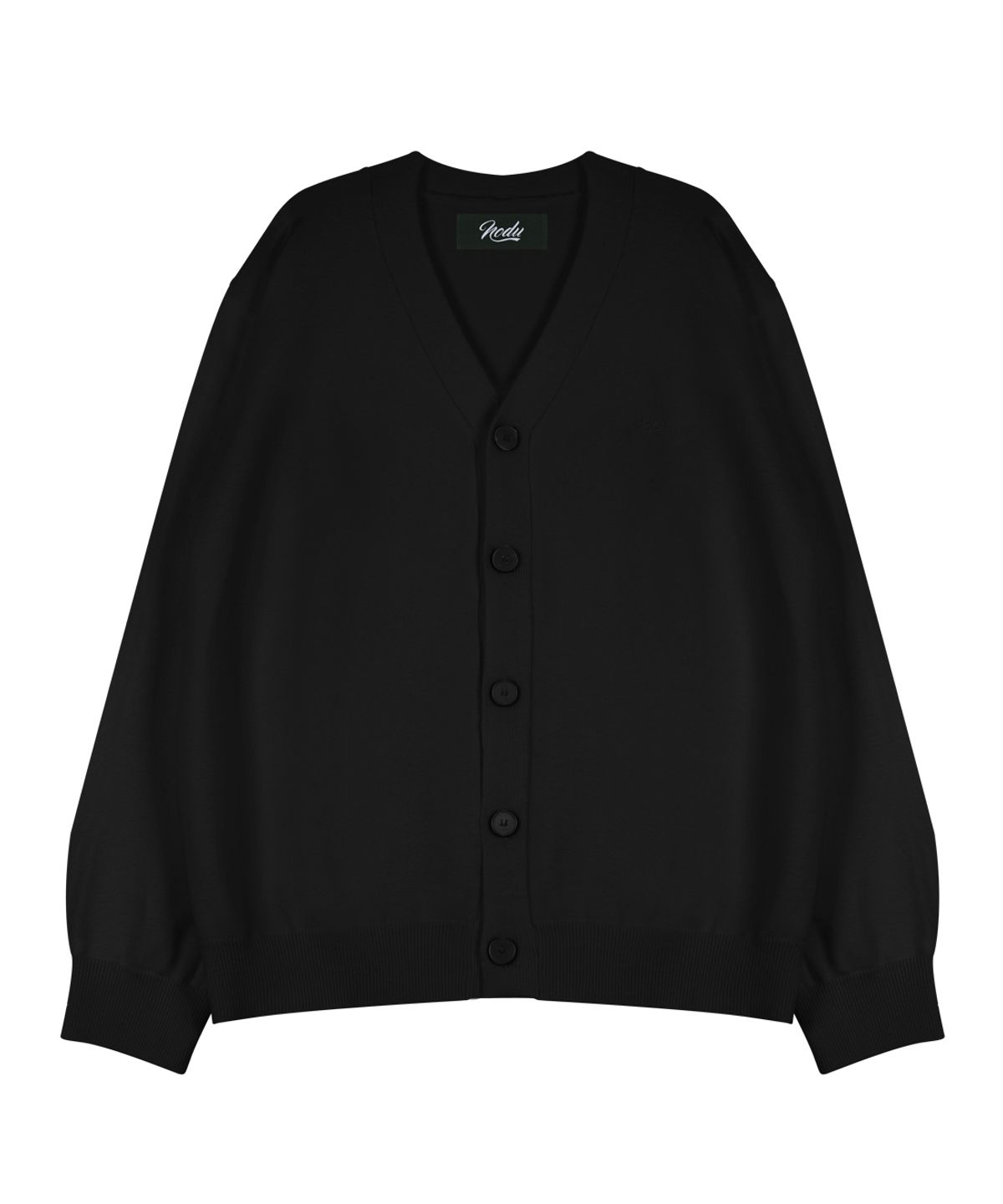 노드유(NODU) 소프트 브이넥 가디건 [검정]