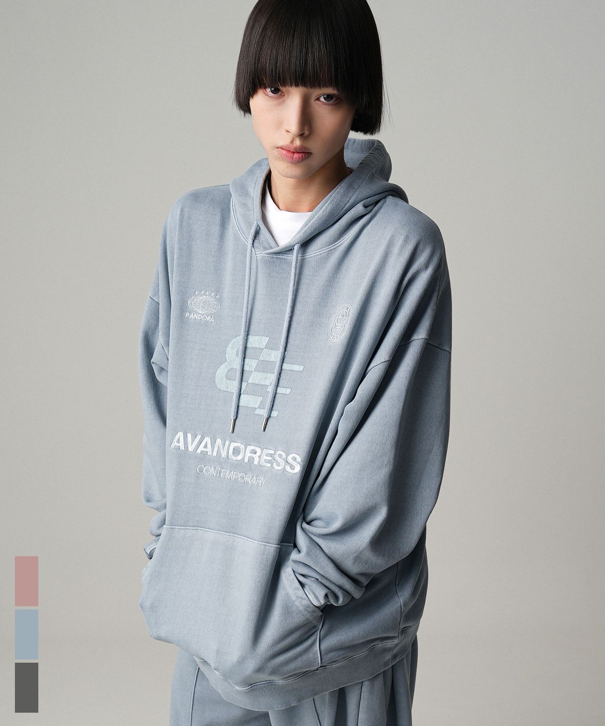 어반드레스(AVANDRESS) Bang Bang Pigment Hoody - 3COL