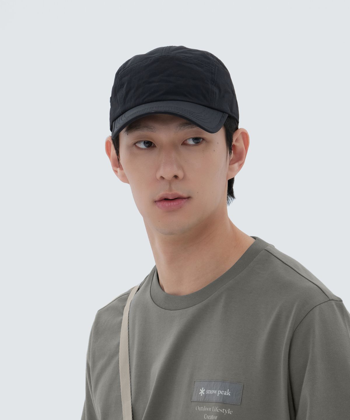 스노우피크 어패럴(SNOWPEAK APPAREL) 캠플 캠프 캡 Black (S24SUCCC15)