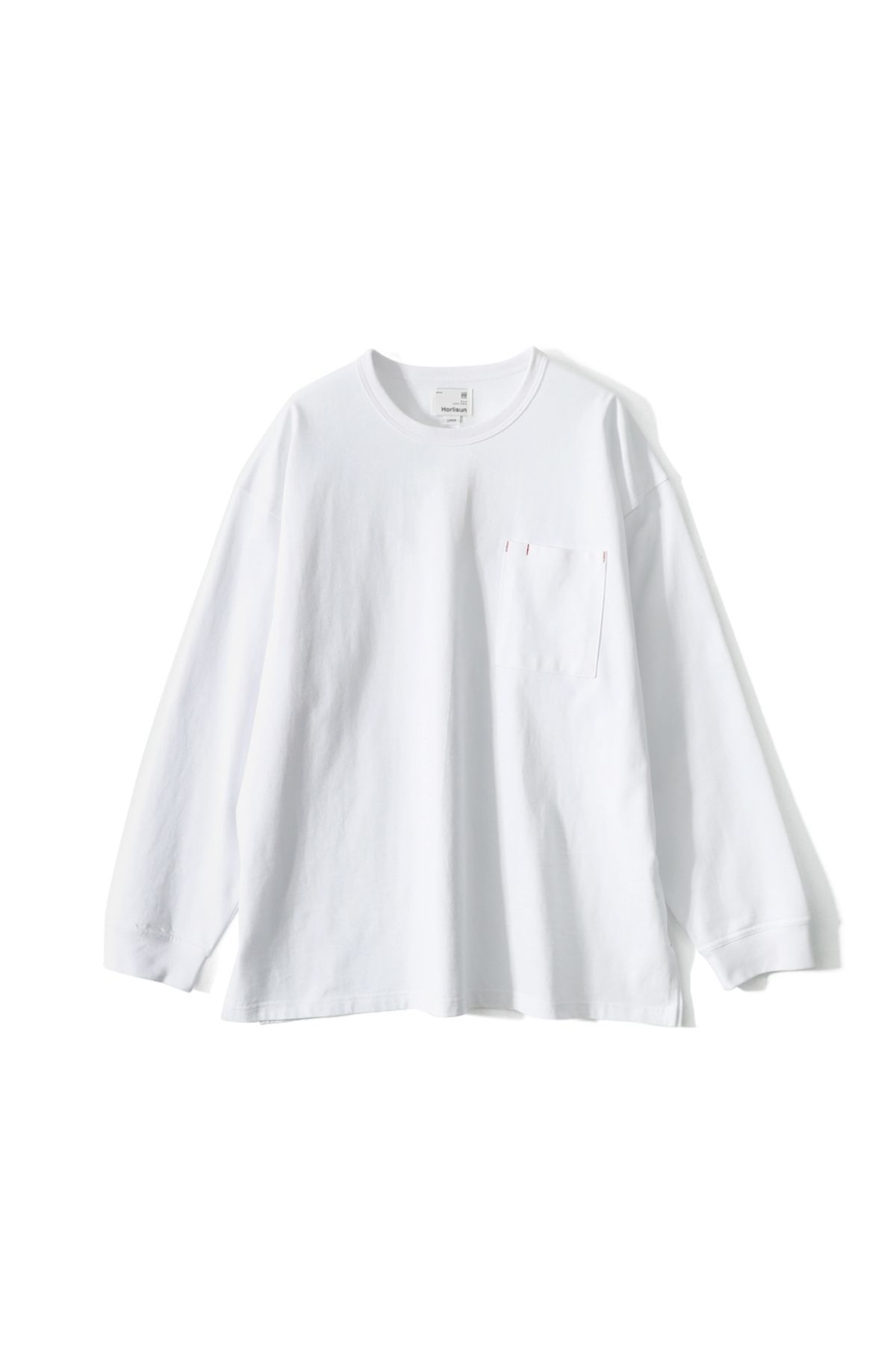 홀리선(HORLISUN) Lawrence Long Sleeve T-shirt White