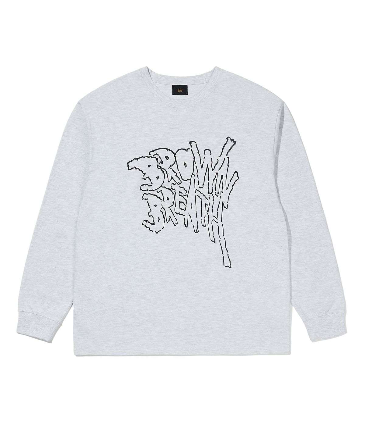 브라운브레스(BROWNBREATH) WARP LONGSLEEVE - ASH