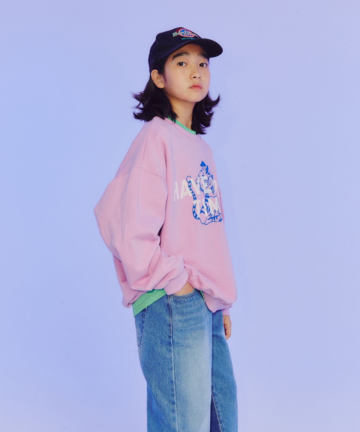 프리제(FRISE) 크크맨투맨_핑크_키즈