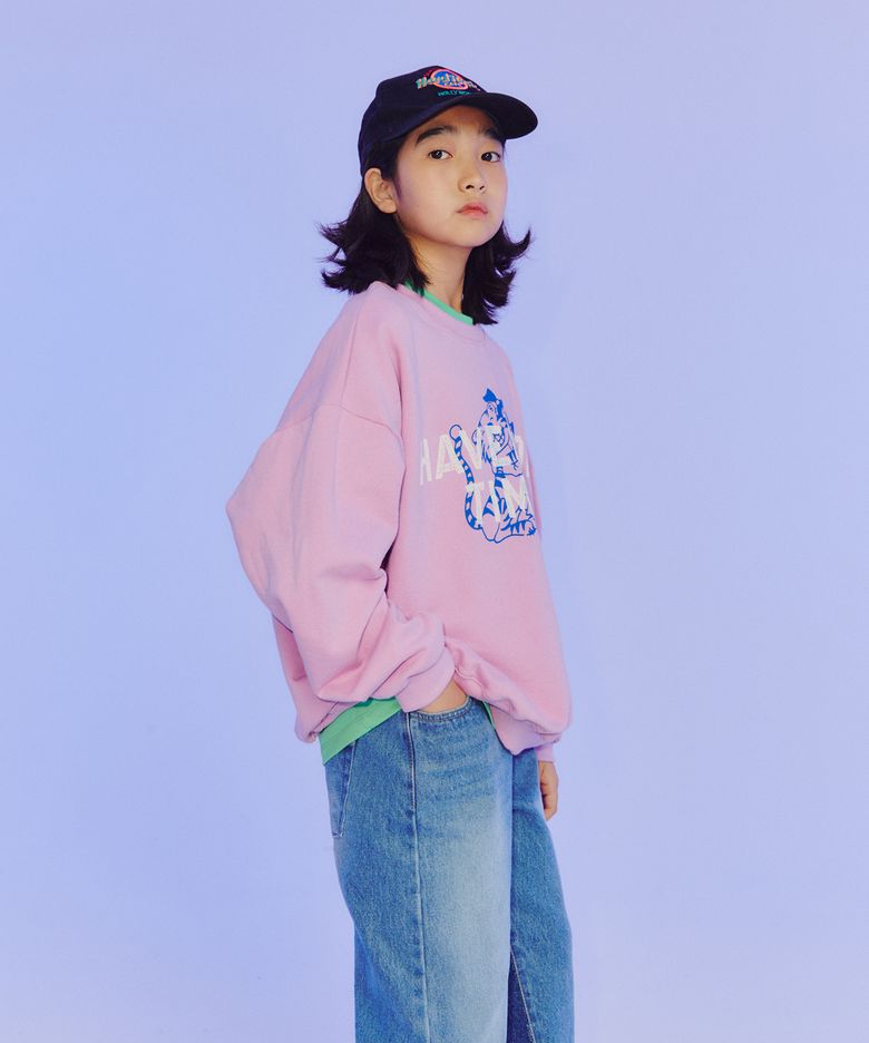 크크맨투맨_핑크_키즈