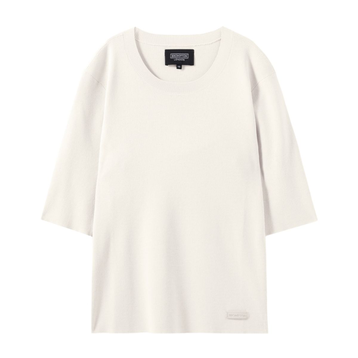 브롬톤 런던(BROMPTON LONDON) W COMMUTER HALF SLEEVE KNIT - L/BEIGE (P242WKT351)