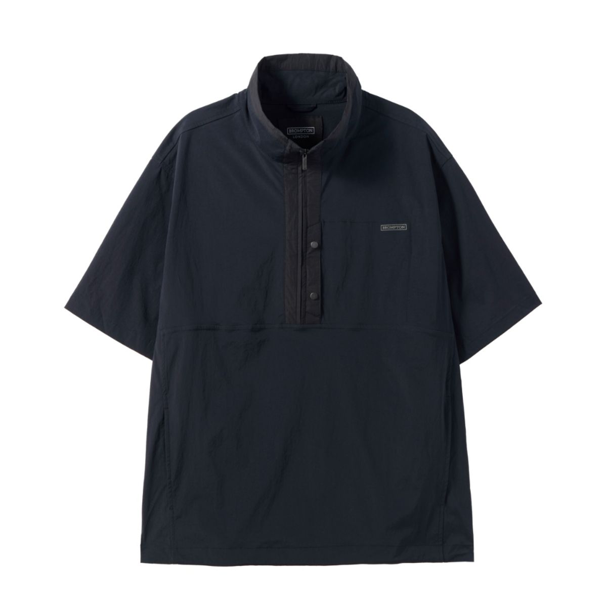 브롬톤 런던(BROMPTON LONDON) HALF SLEEVE ANORAK - BLACK (P242UAN132)