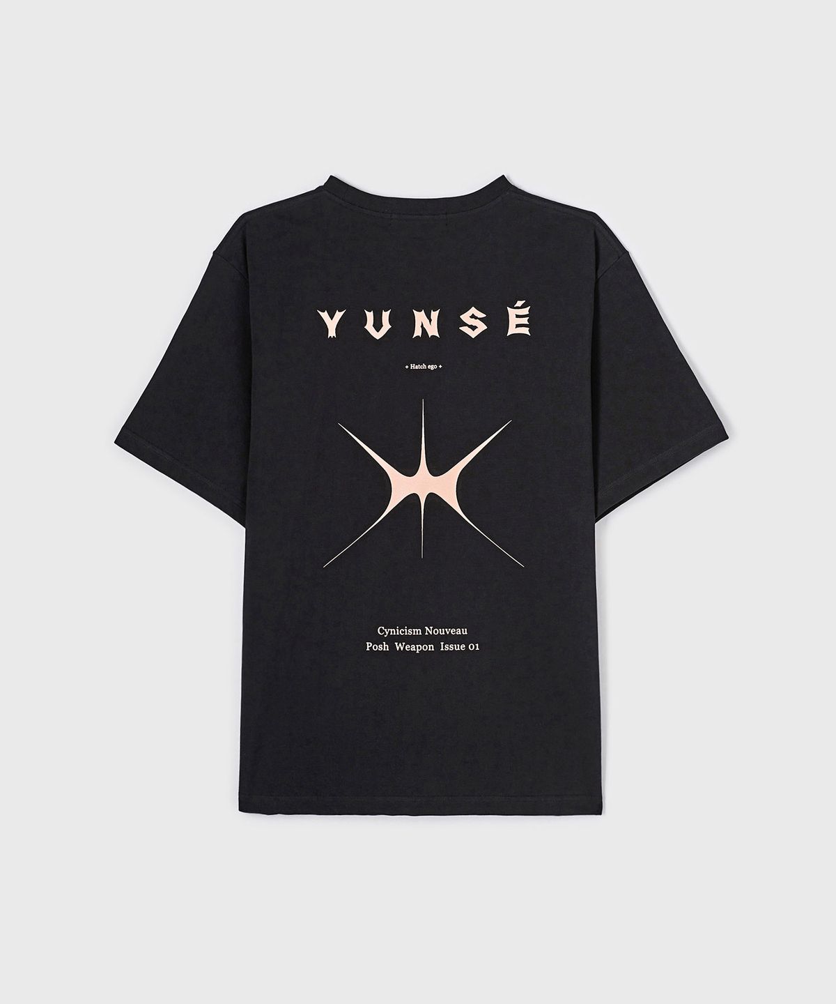 윤세(YUNSE) 바로크 박스 티셔츠 (블랙)