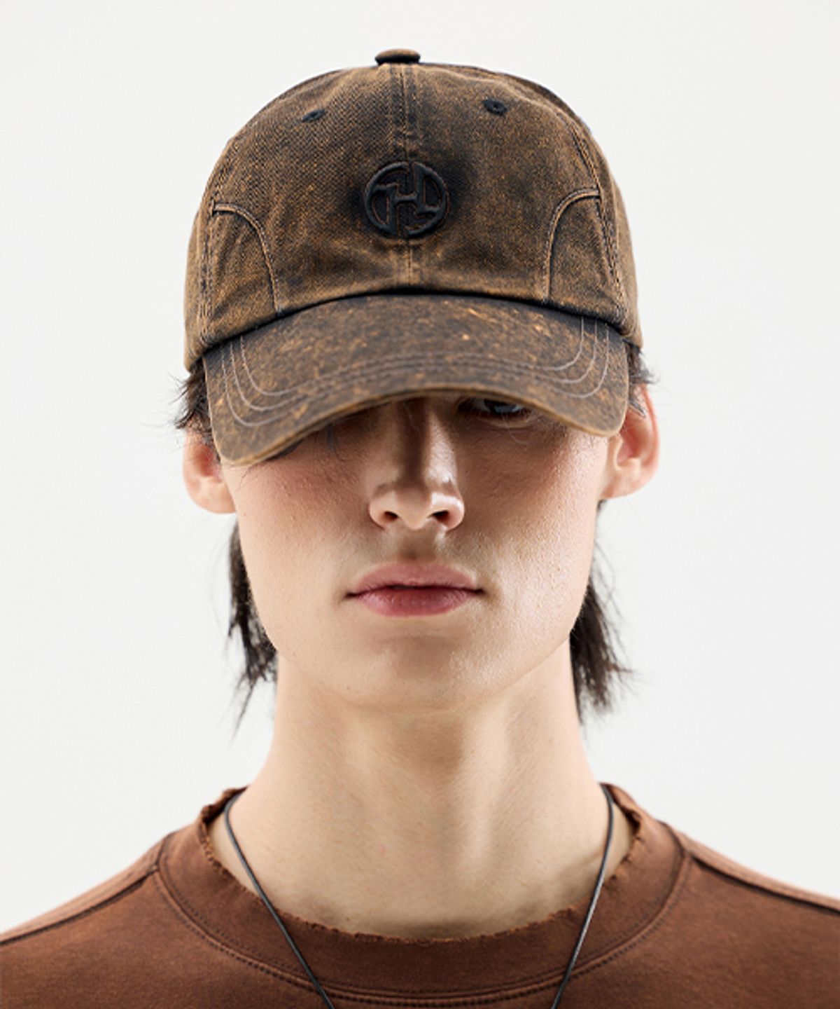 헤더헬렌(HEDER HELEN) HEDER WASHING BALLCAP BROWN