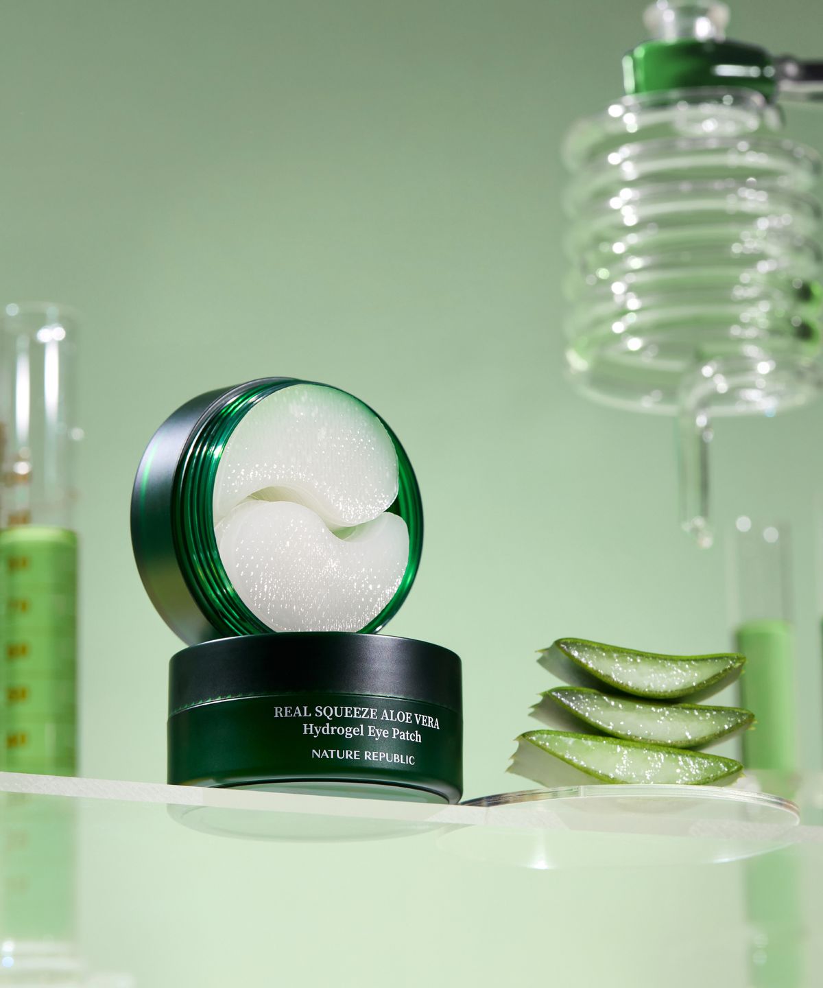 네이처리퍼블릭(NATURE REPUBLIC) 리얼 스퀴즈 알로에베라 하이드로겔 아이 패치 60매