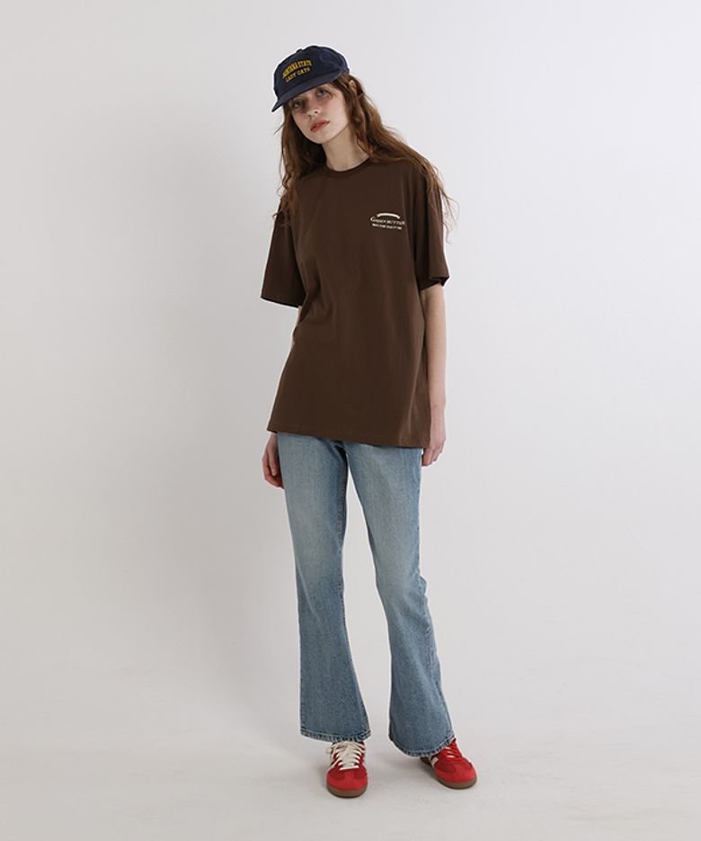 Needlework Logo Tee (Brown)