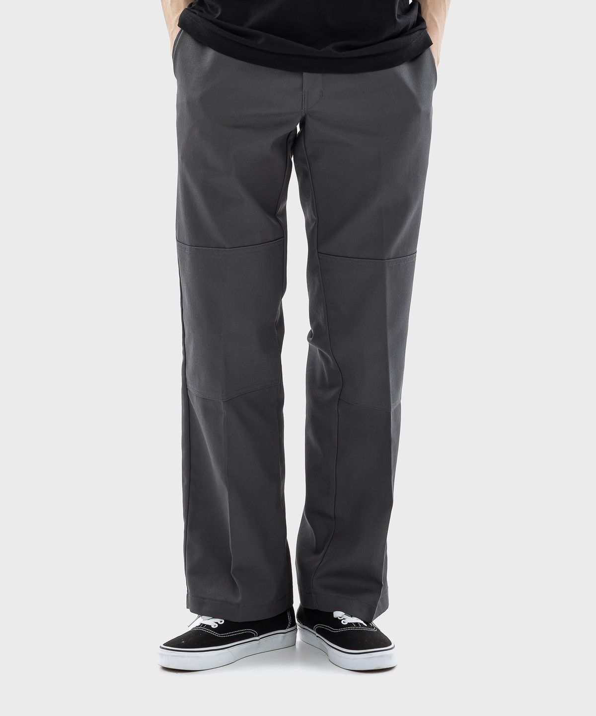 디키즈(DICKIES) 더블니 루즈핏 FLEX 워크팬츠 Charcoal