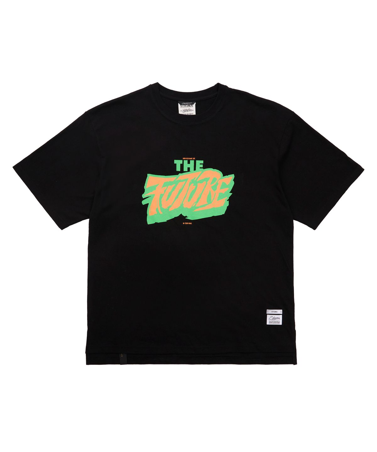 스티그마(STIGMA) Future Oversized Short Sleeves T-Shirts Black