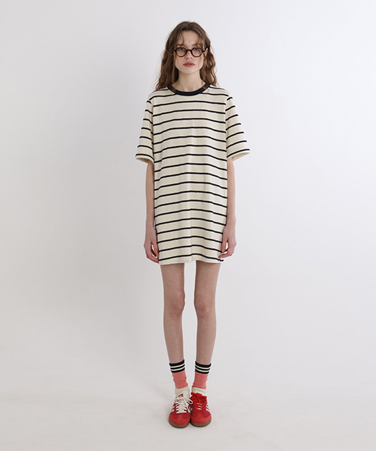 그린버터(GREENBUTTER) Marine Cotton dress (Ivory)