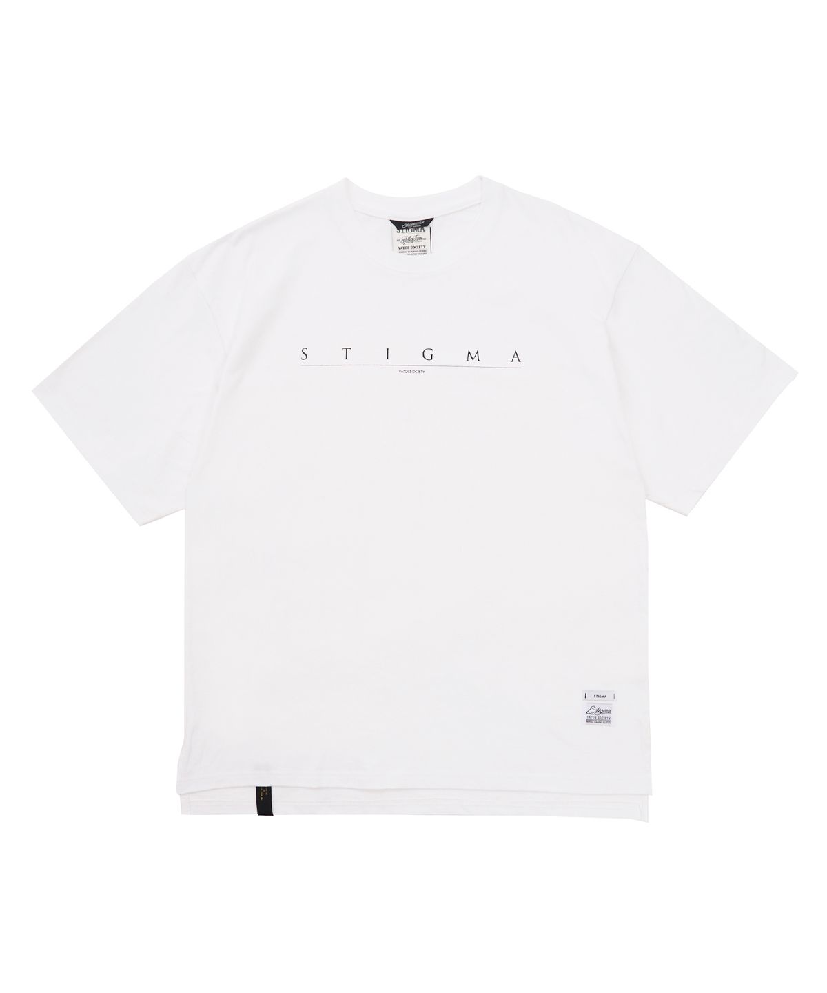 스티그마(STIGMA) Serif Oversized Short Sleeves T-Shirts white