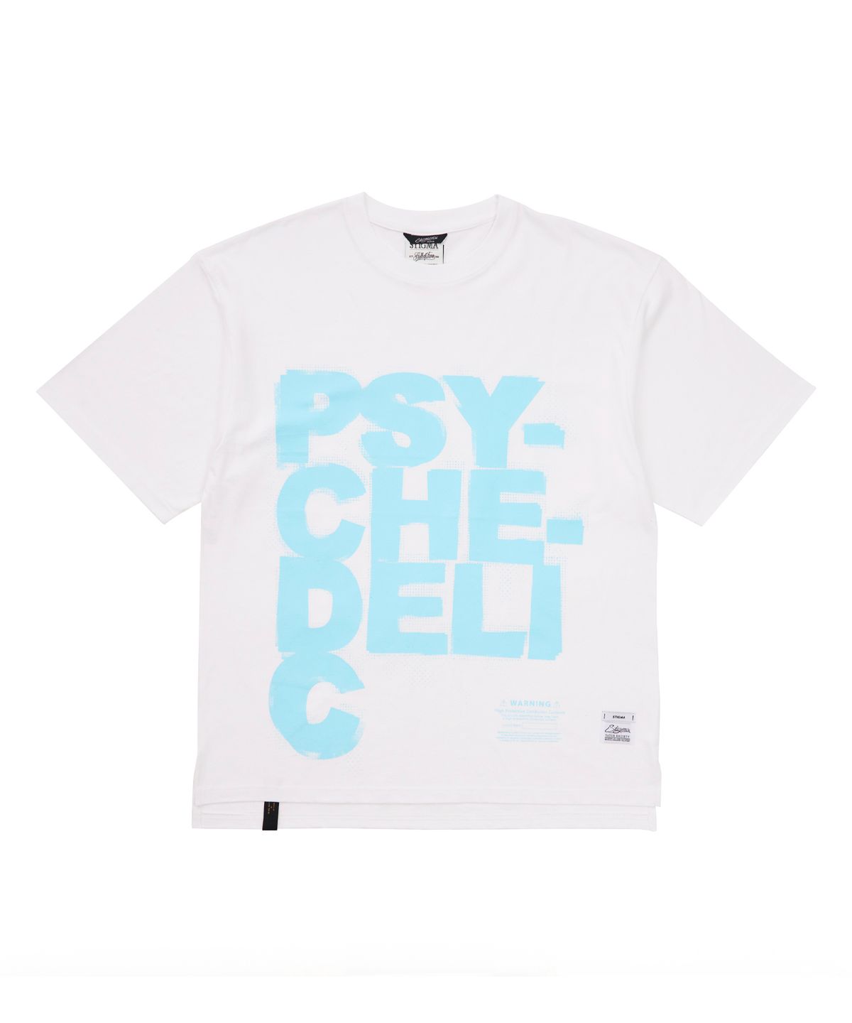스티그마(STIGMA) Psychedelic Oversized Short Sleeves T-Shirts White