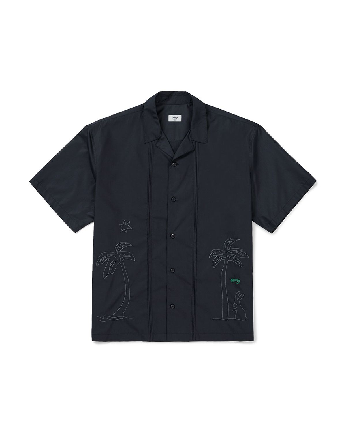 엠엠엘지(MMLG) [Mmlg] VACATION HF-SHIRT (NAVY)