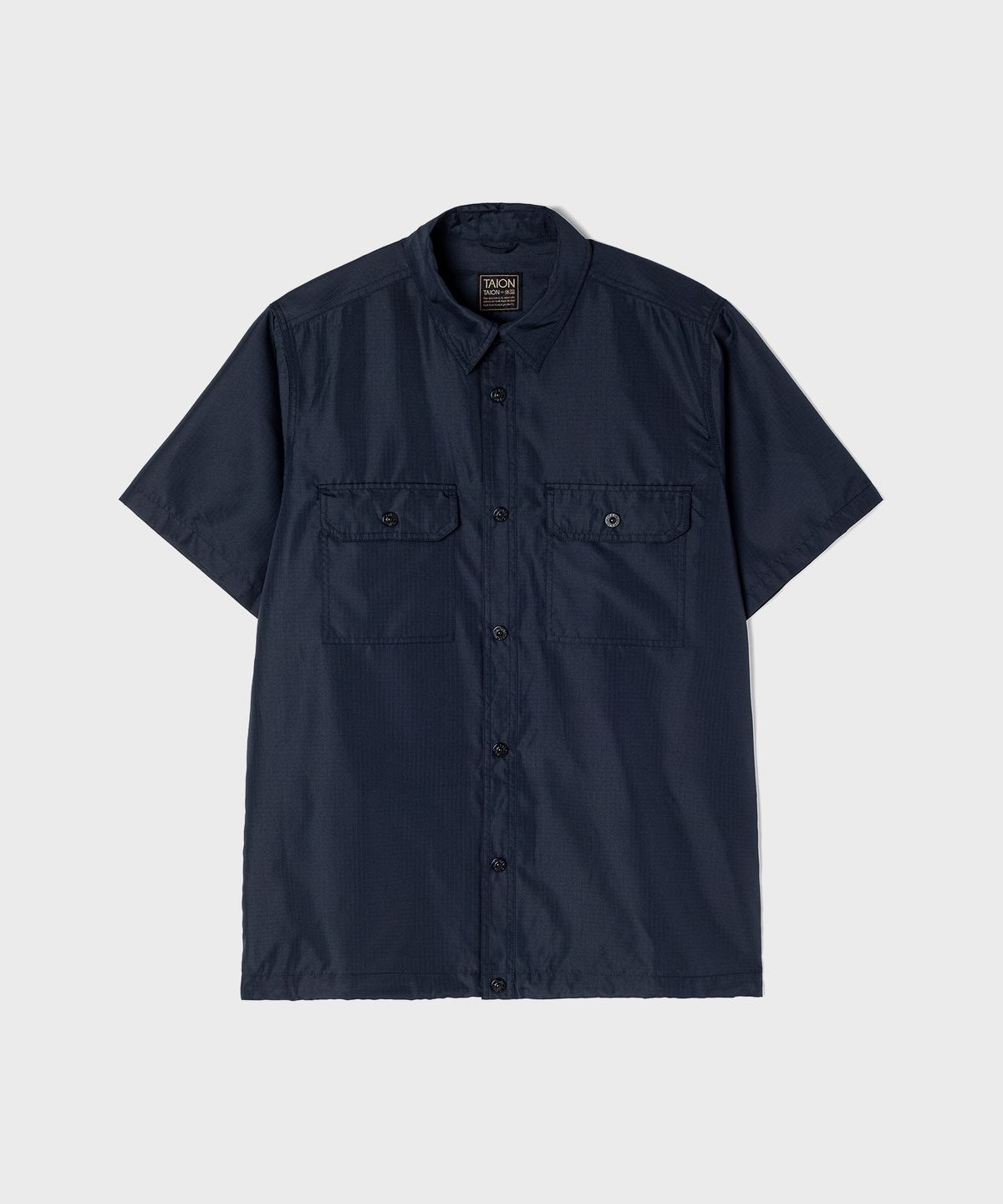 타이온(TAION) 밀리터리 투포켓 셔츠 D.Navy
