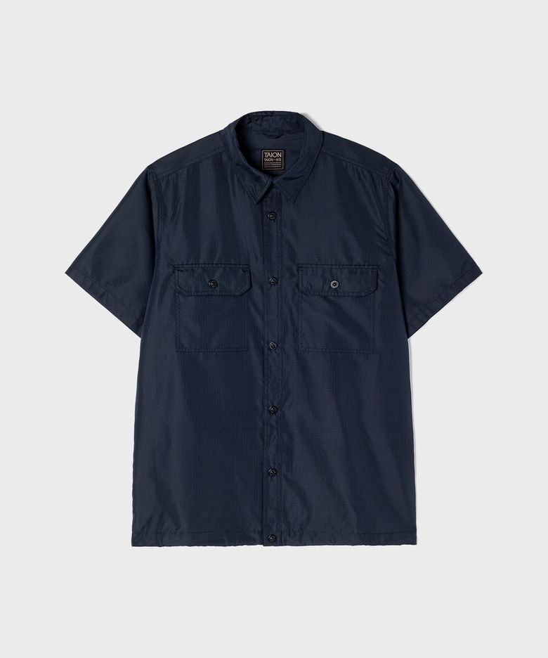 밀리터리 투포켓 셔츠 D.Navy