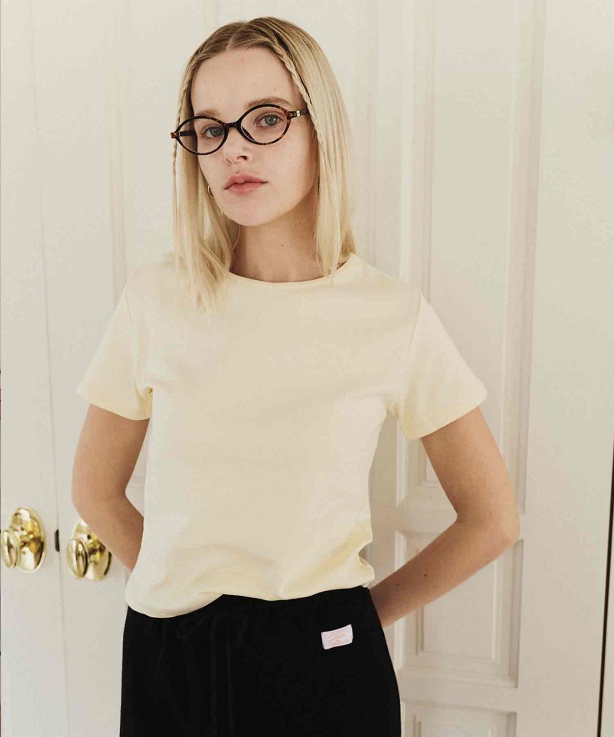 딜라이디(DELIDI) Zenity T-shirt (light yellow)