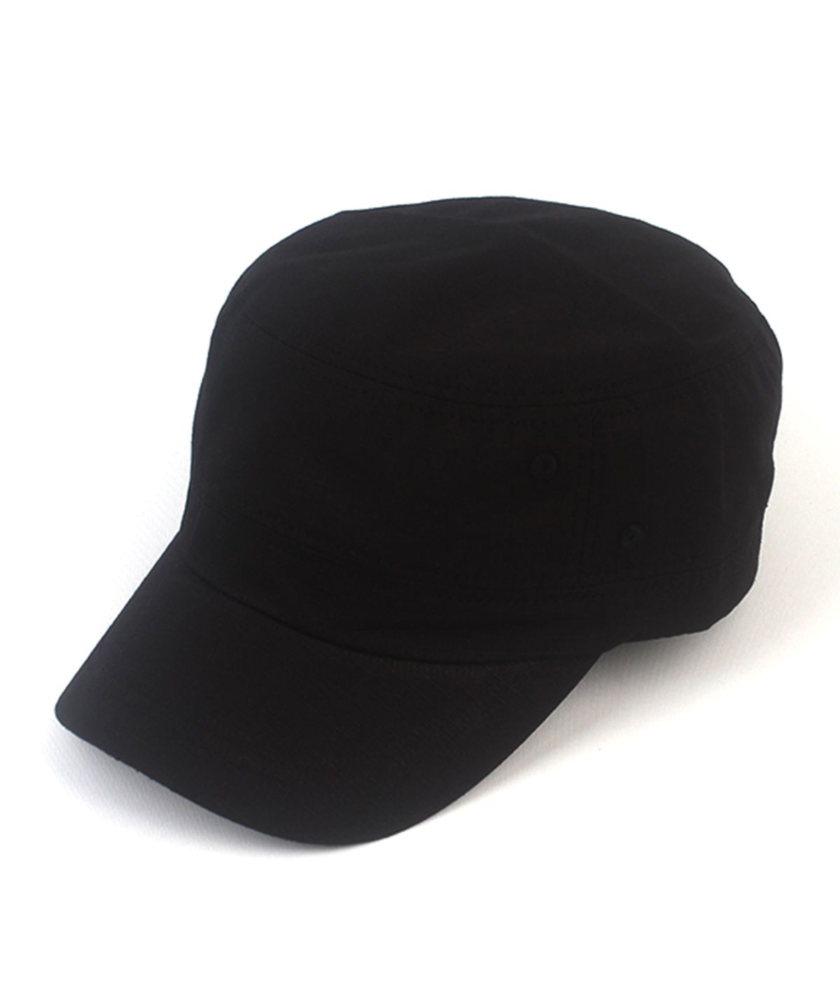 유니버셜 케미스트리(UNIVERSAL CHEMISTRY) Basic Cotton Black Military Cap 마린캡