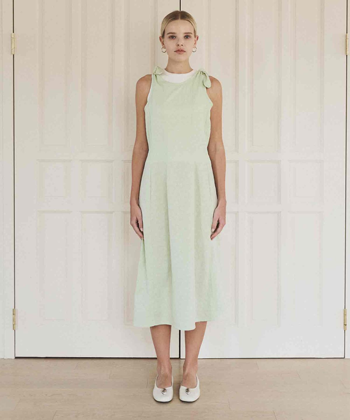 딜라이디(DELIDI) Bunny long dress (light green)