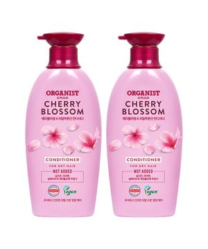 오가니스트 체리블라썸 수분영양 컨디셔너 500ml(비건) x 2pack