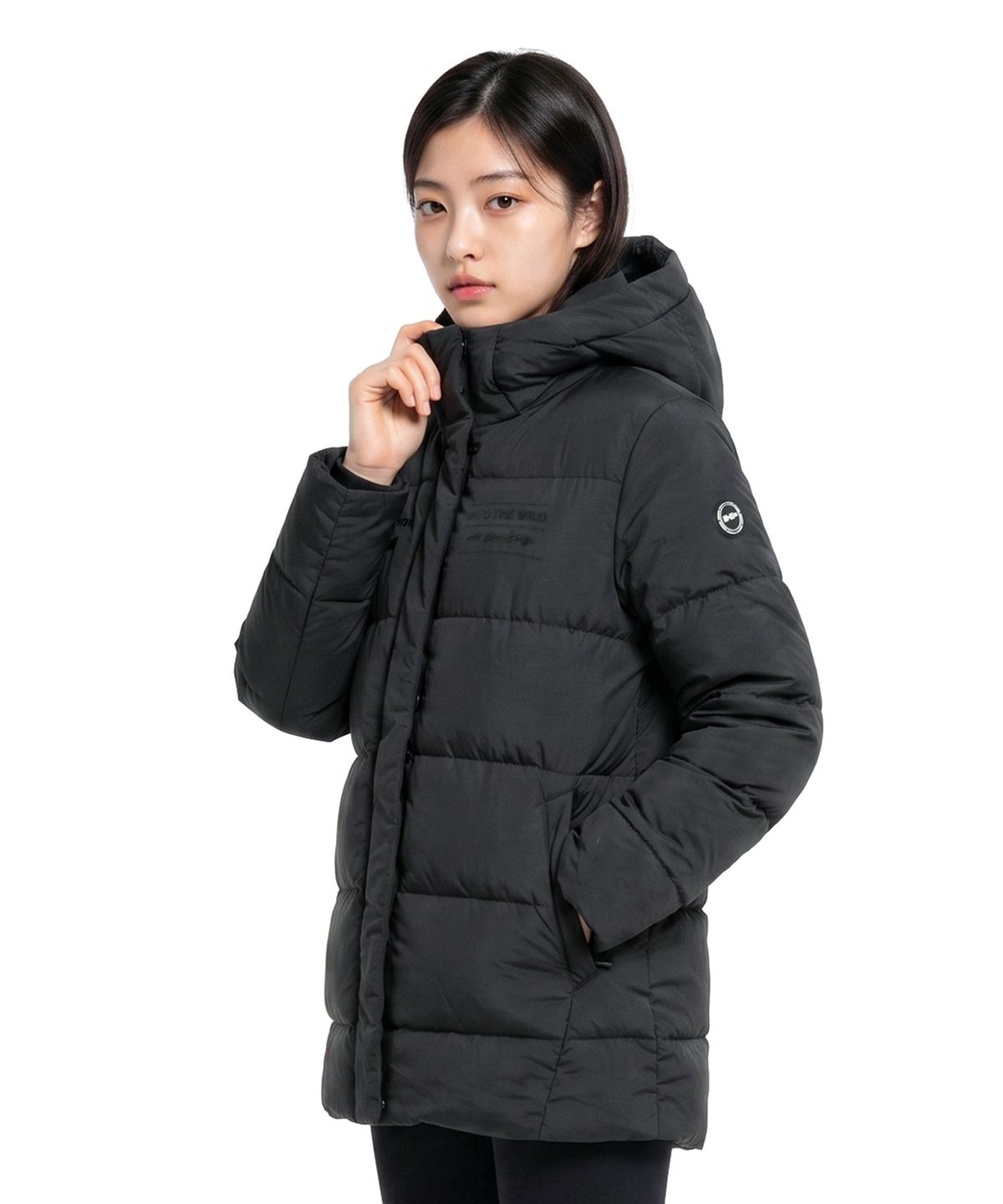 험머(HUMMER) 우먼 H3 레플리카 퀼팅 패딩 블랙