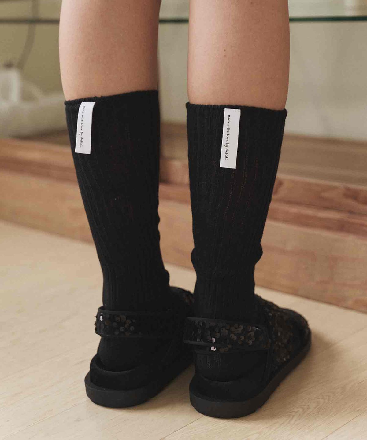 딜라이디(DELIDI) Elin socks (black)