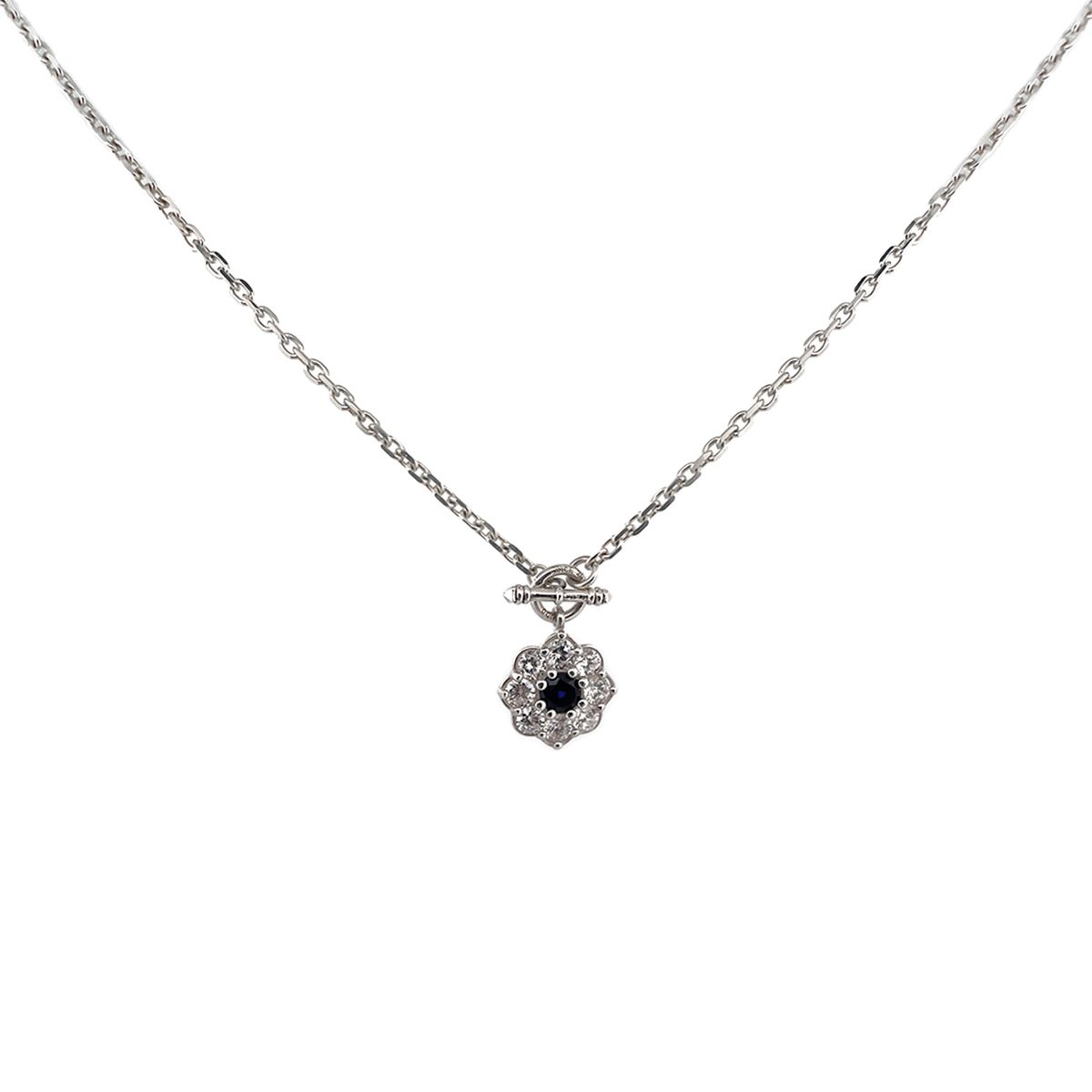 스쿠도(SCUDO) blossom of snow flake stone necklace