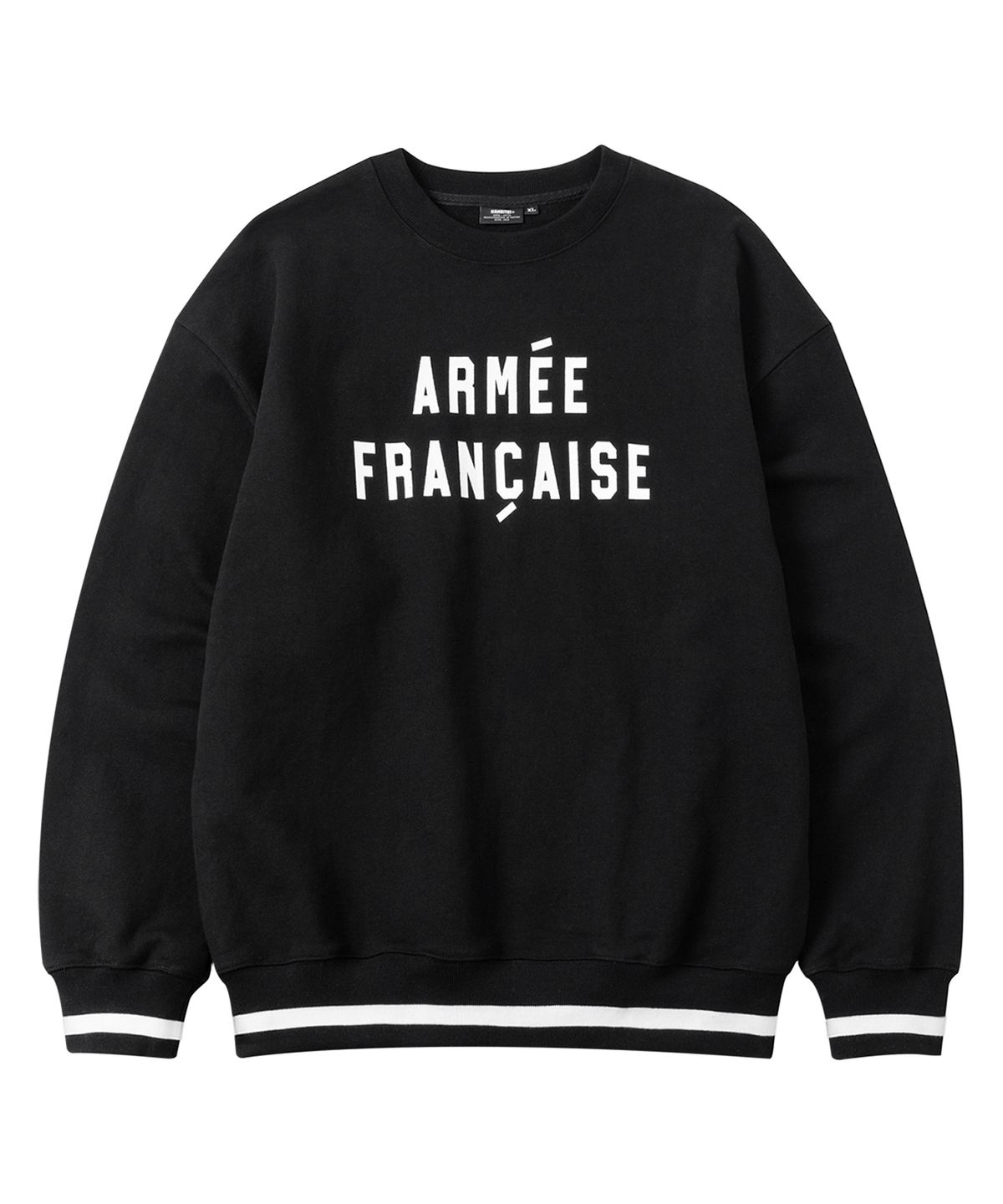 카네이테이(KANEITEI) ARMEE FRANCAISE CREWNECK (BLACK)