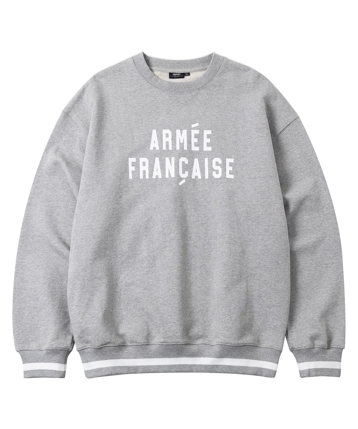 카네이테이(KANEITEI) ARMEE FRANCAISE CREWNECK (MELANGE GRAY)