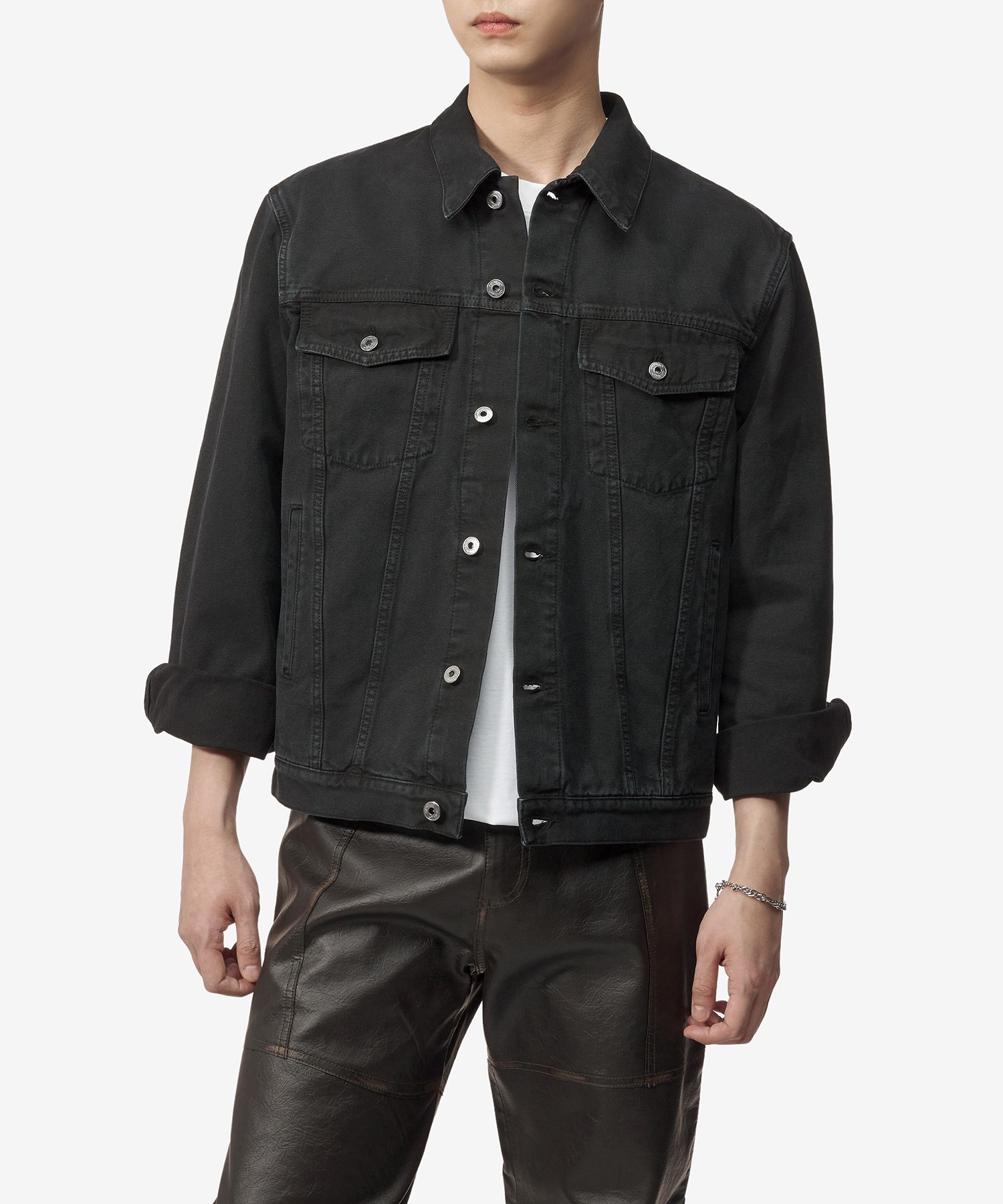 MUSINSA公式 | Off White ジッパースケートデニムジャケット 
